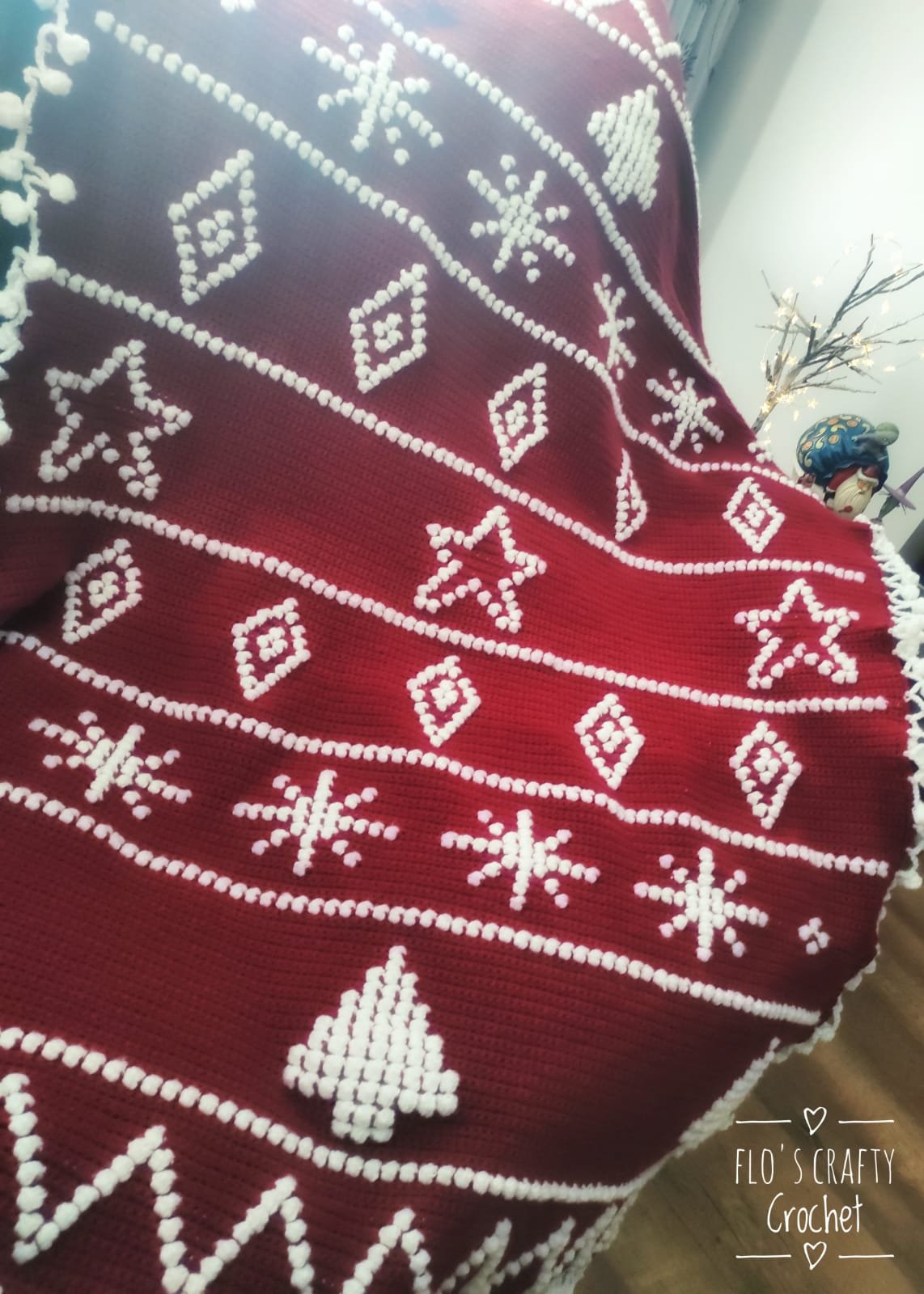 Let’s make a Christmas Blanket with me!